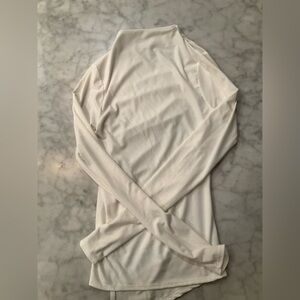 Fashion Nova Cream Ribbed Top